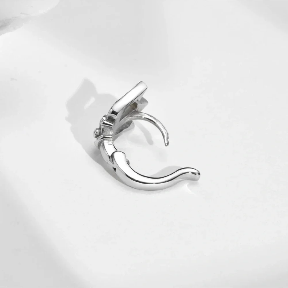 Trident Earrings,Neptune Trident Hoops Mens, Ancient Greek God Poseidon Trident